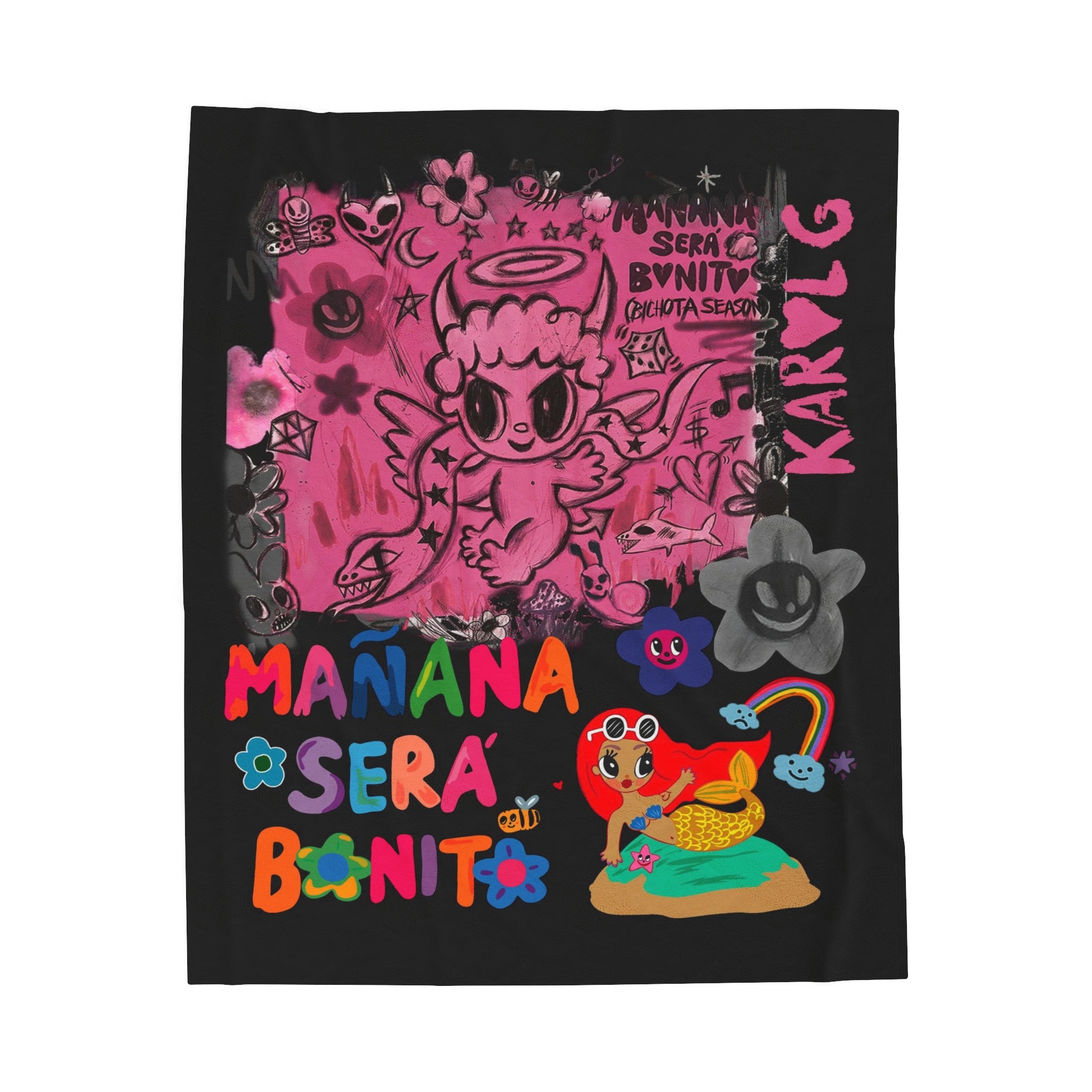 BICHOTA SEASON Velveteen Plush Blanket