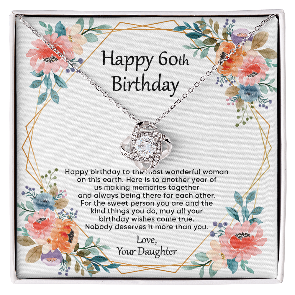 Birthday Gifts For Women - Love Knot Necklace