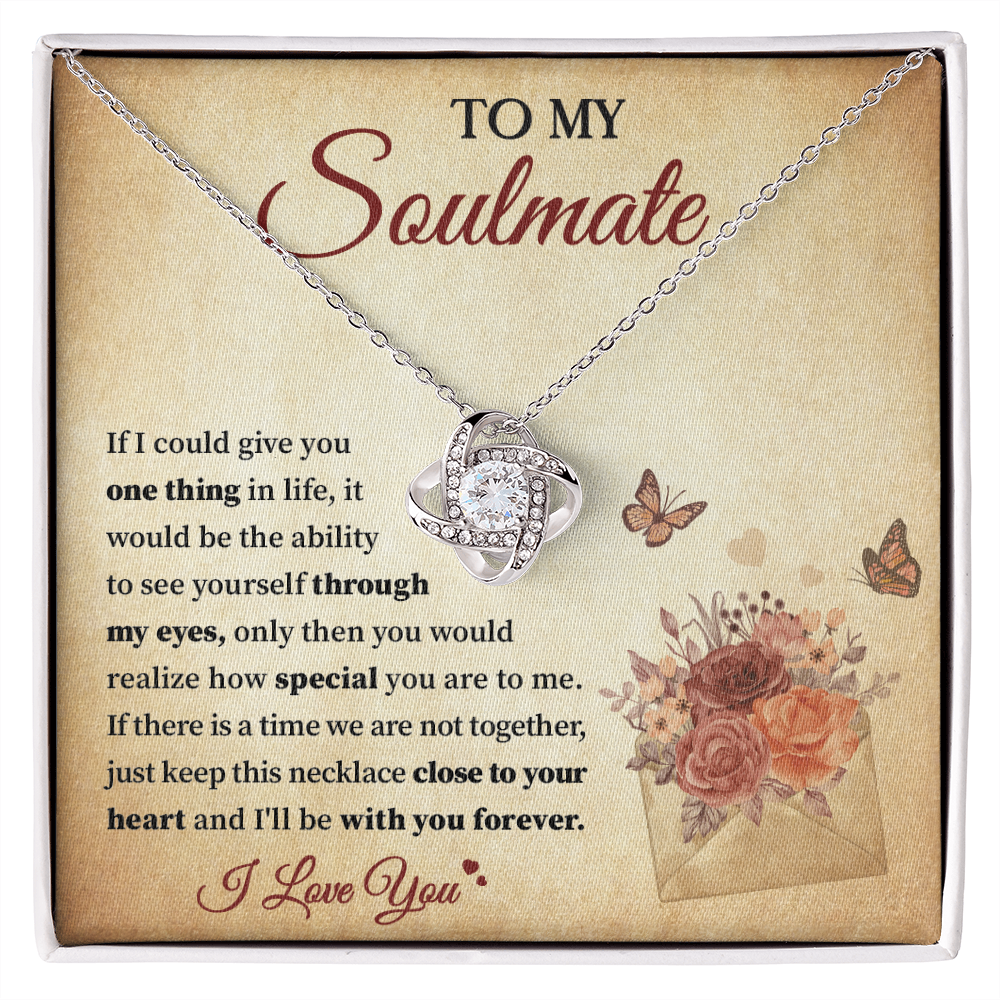A Special Gift for Your Soulmate - Love Knot Necklace - Free shipping