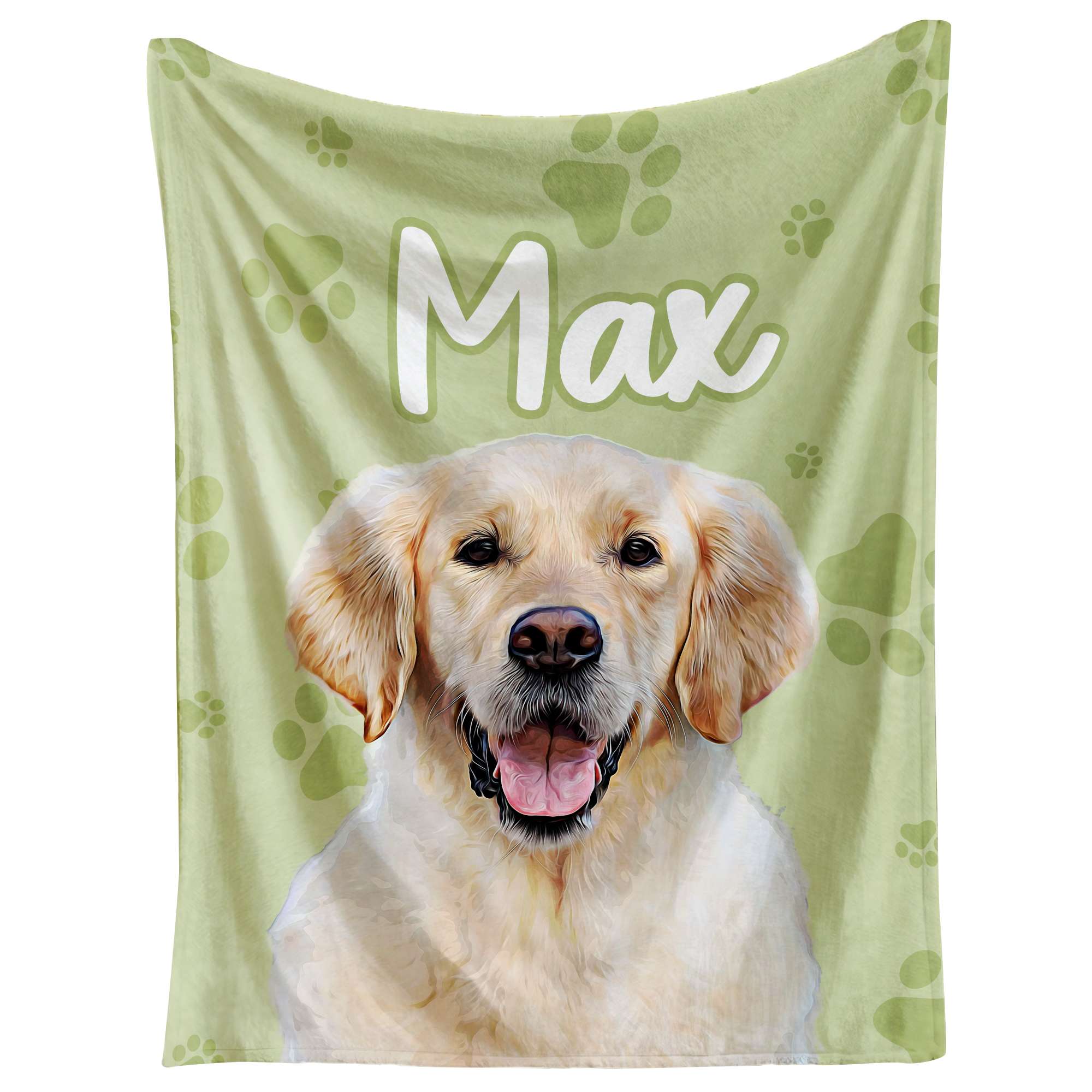 Personalized Dog Blanket with Name and Photo, Personalized Dog Memorial Gifts for Women, Men, Parents, Dog Lovers, Dog Owners, Custom Dog Print Flannel Blanket