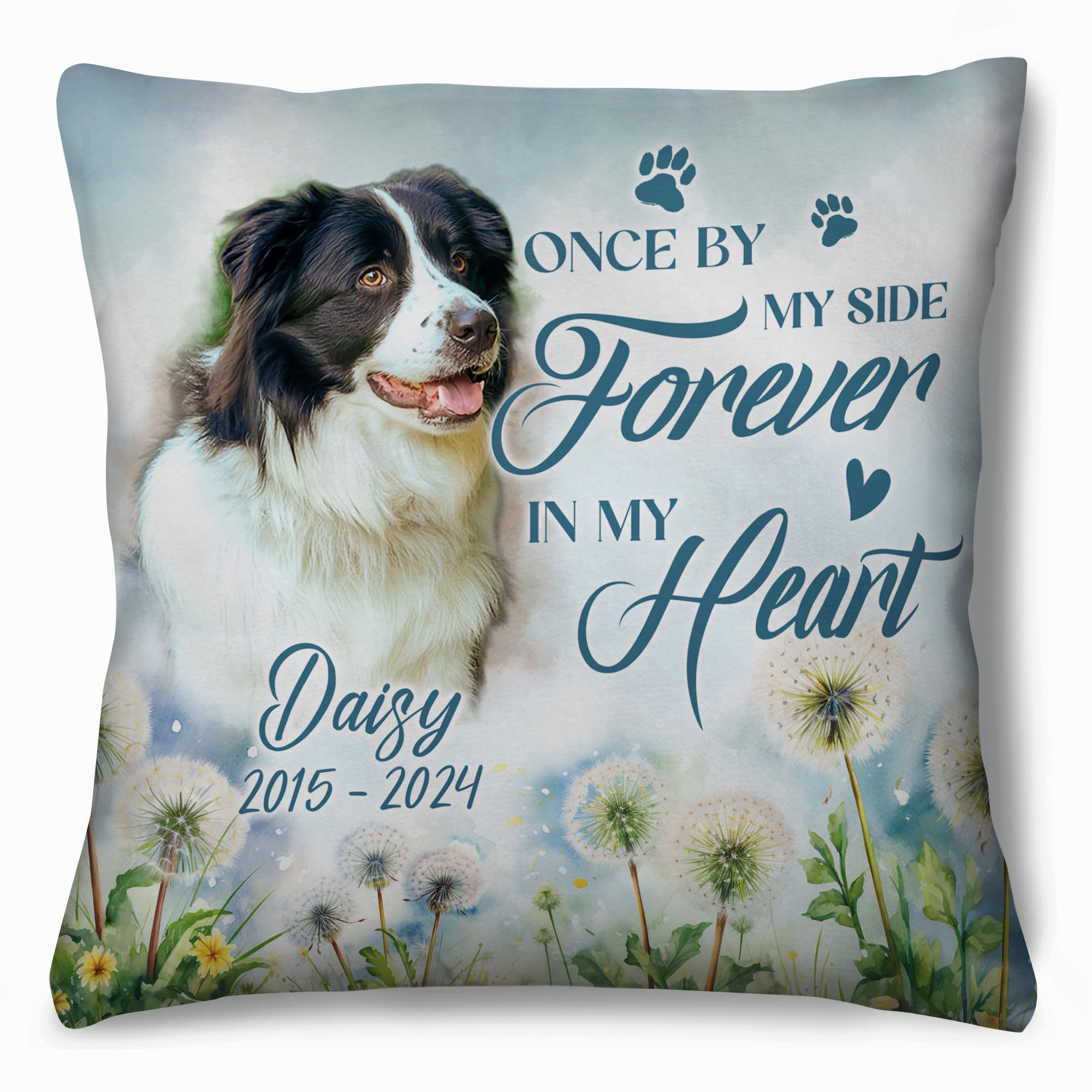 Personalized Pet Memorial Throw Pillow with Photo, Pet Loss Gifts Dog, In Memory of Dog Gifts, Pet Photo Gifts for Dog Lovers 2