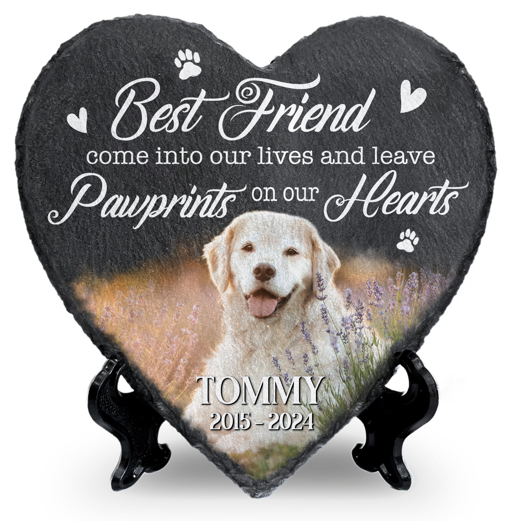Personalized Dog Memorial Stone, Pet Memorial Stone, Customized Gifts for Dog Lovers, Pet Plaque Memorial Dog, Garden Stone for Loss of Dog, Pet Grave Stones for Dog 5