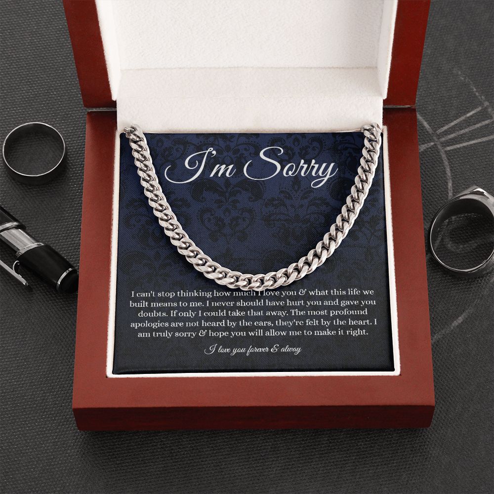 Cuban Link Chain - B0BHTRHVFR - I'm sorry