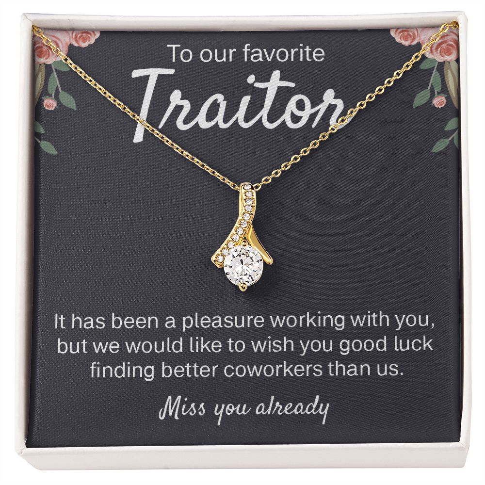 Alluring Beauty necklace - B0BGGV36MR - Traitor