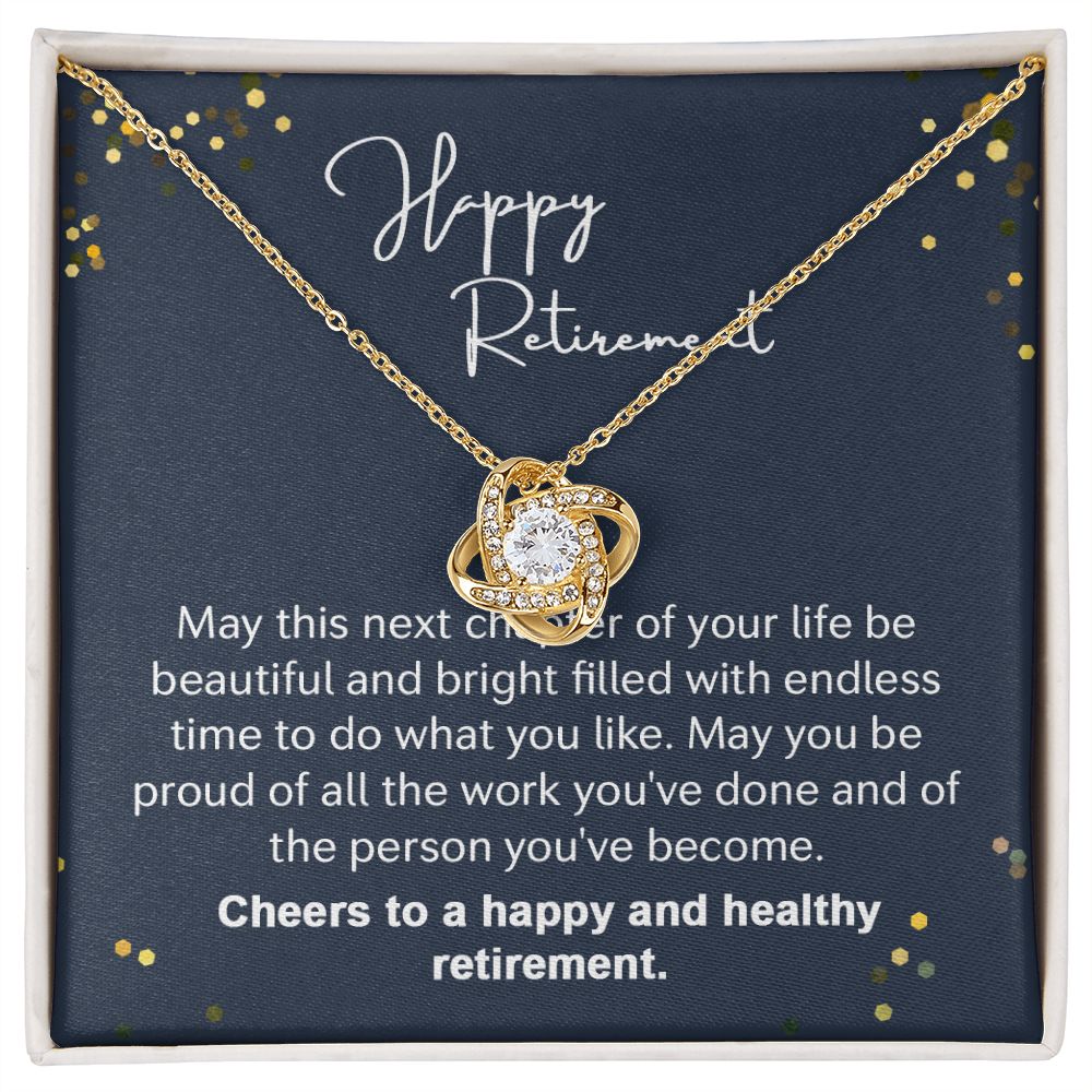 Happy retirement - Love Knot - B0BHPSFWM5