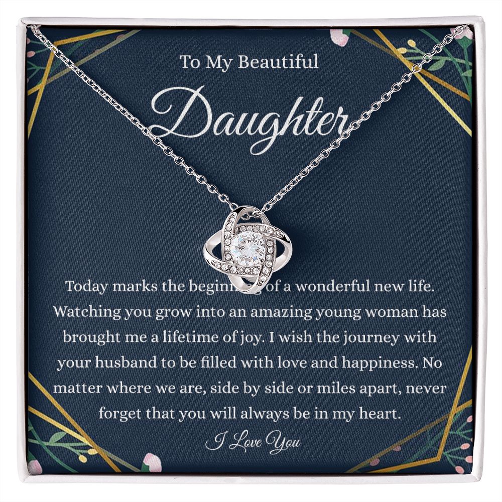 B0BHTV37BW - Daughter - Love Knot Necklace