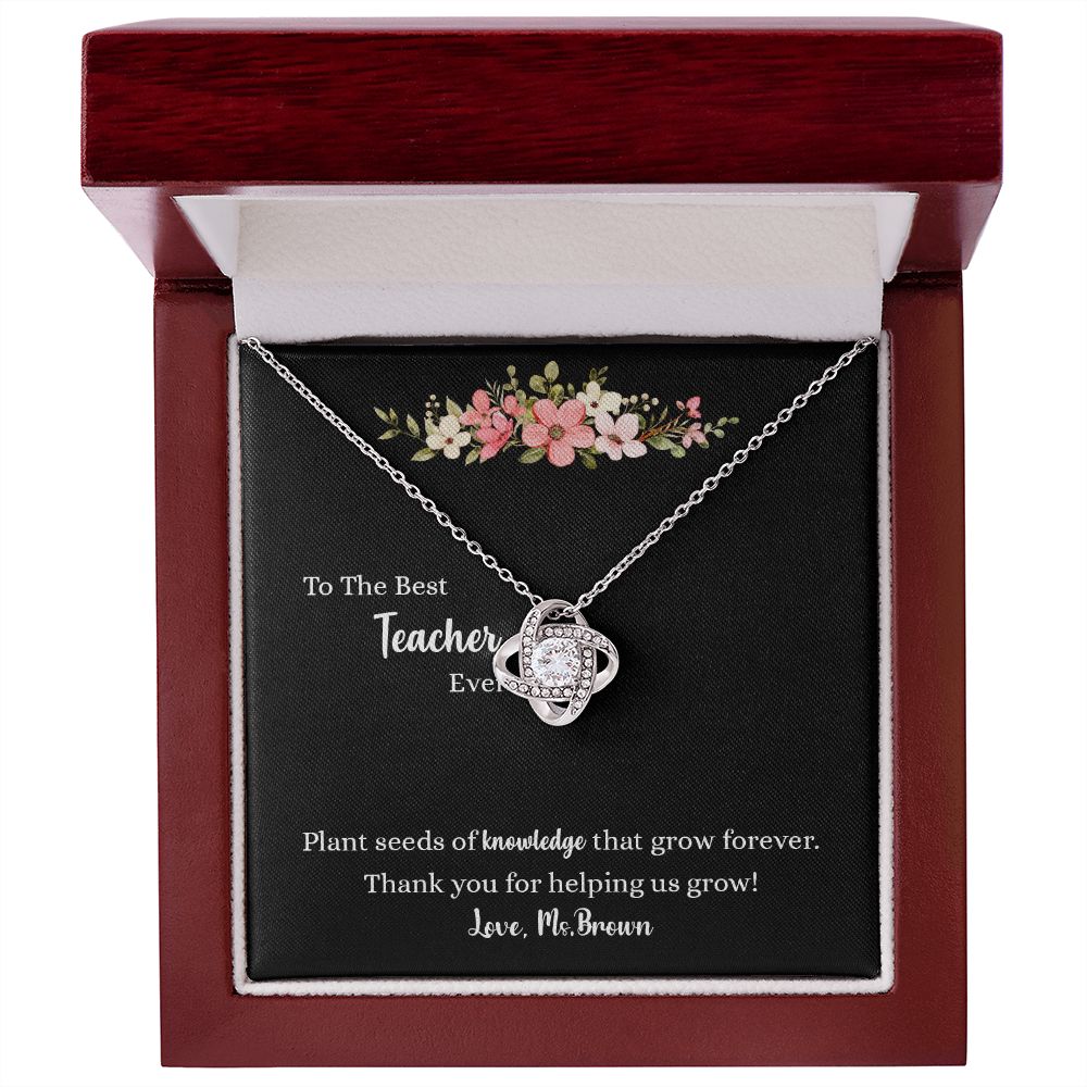 best teacher love knot