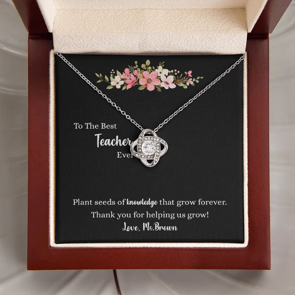 best teacher love knot