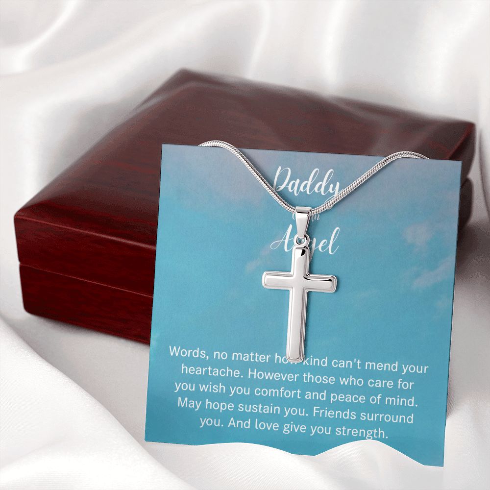Cross Necklace - B0BHTRTDSH - Dad of angel