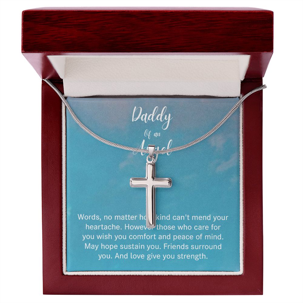 Cross Necklace - B0BHTRTDSH - Dad of angel