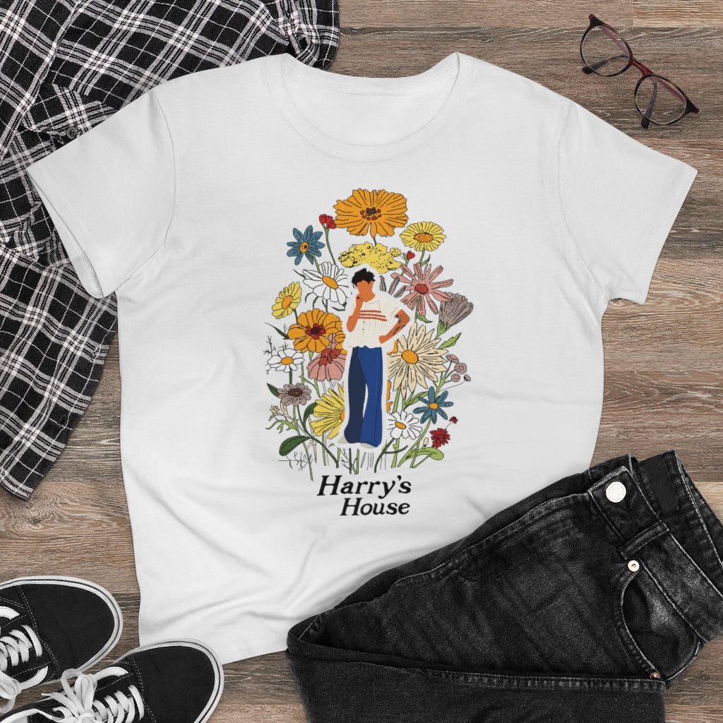Harry House Shirt New Album for Fan of Music - Women's Midweight Cotton Tee - B0B8ZHK6KB