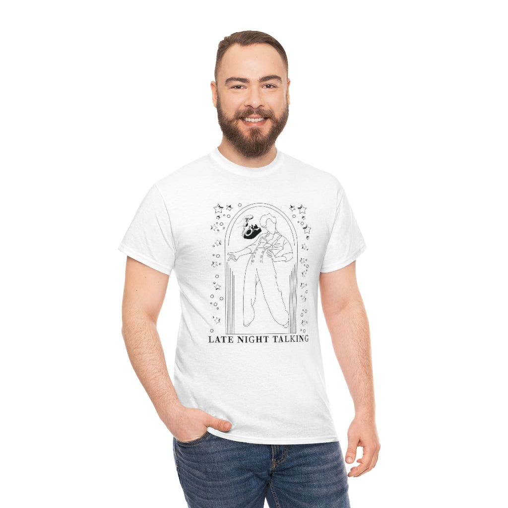 Harry's Late Night Talking - Unisex Heavy Cotton Tee - B0B9RF7LX3