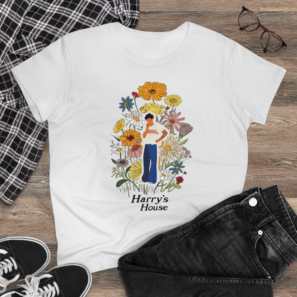 Harry's House - Women's Midweight Cotton Tee For Women - B0B8ZHK6KB