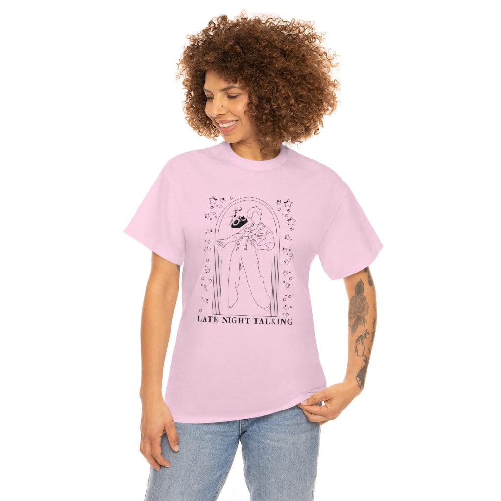 Harry's Late Night Talking - Unisex Heavy Cotton Tee - B0B9RF7LX3