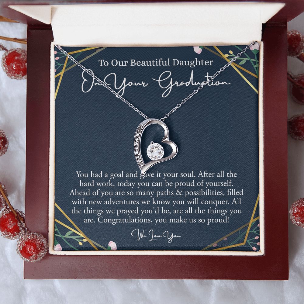 Forever Love Necklace - B0BHTRYNSY - On your graduation