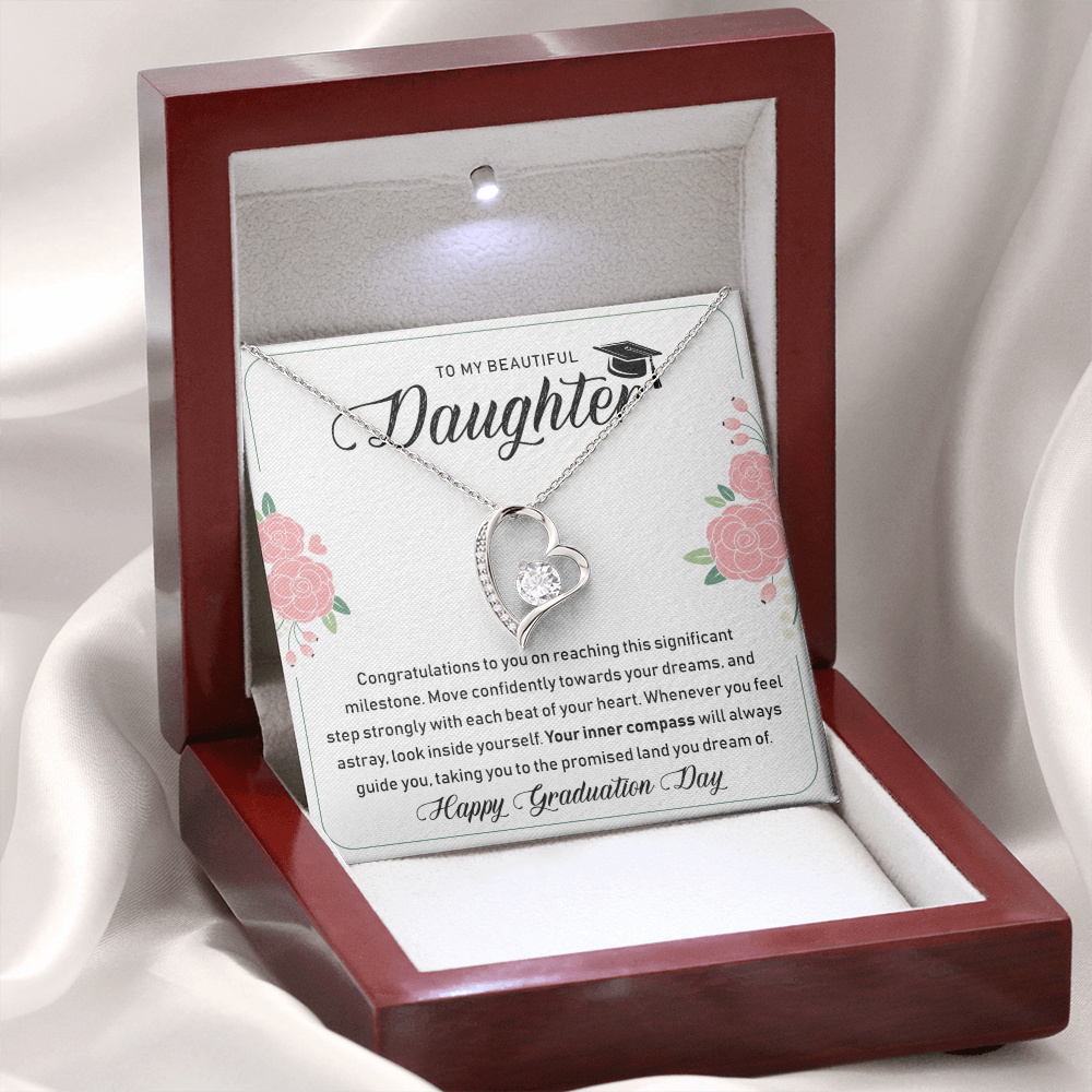 A Special Gift For Your Daughter on Graduation Day  - Forever Love Necklace - Free Shipping