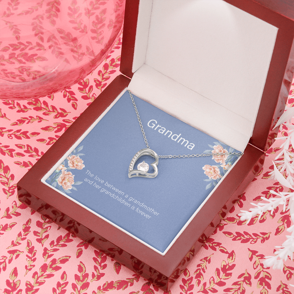 To My Grandma From Granddaughter - Forever Love Necklace
