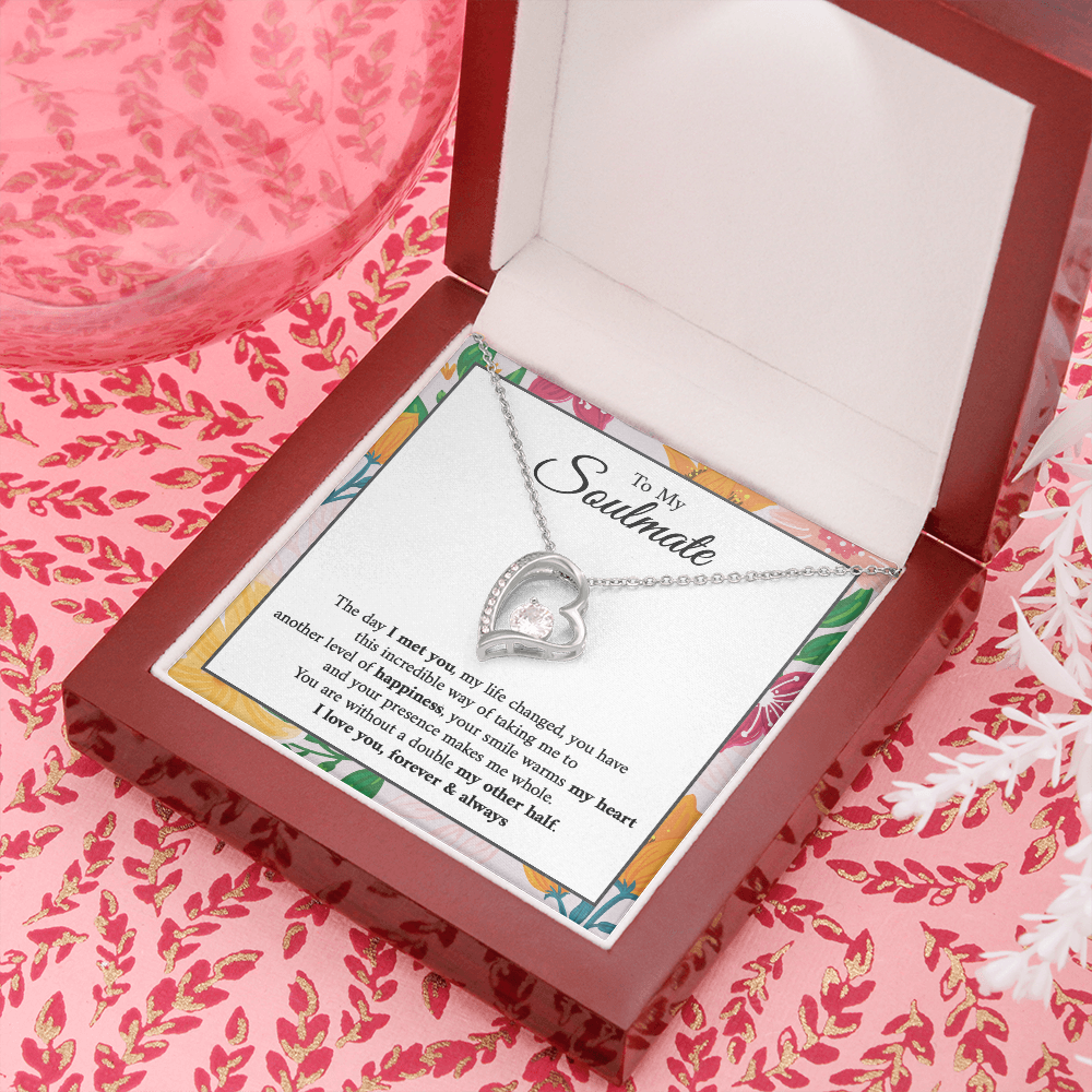 Couples Gifts Necklace To My Soulmate - Forever Love Necklace
