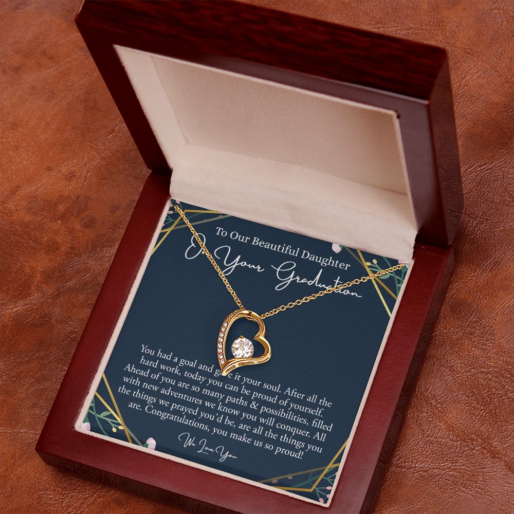 Forever Love Necklace - B0BHTRYNSY - On your graduation