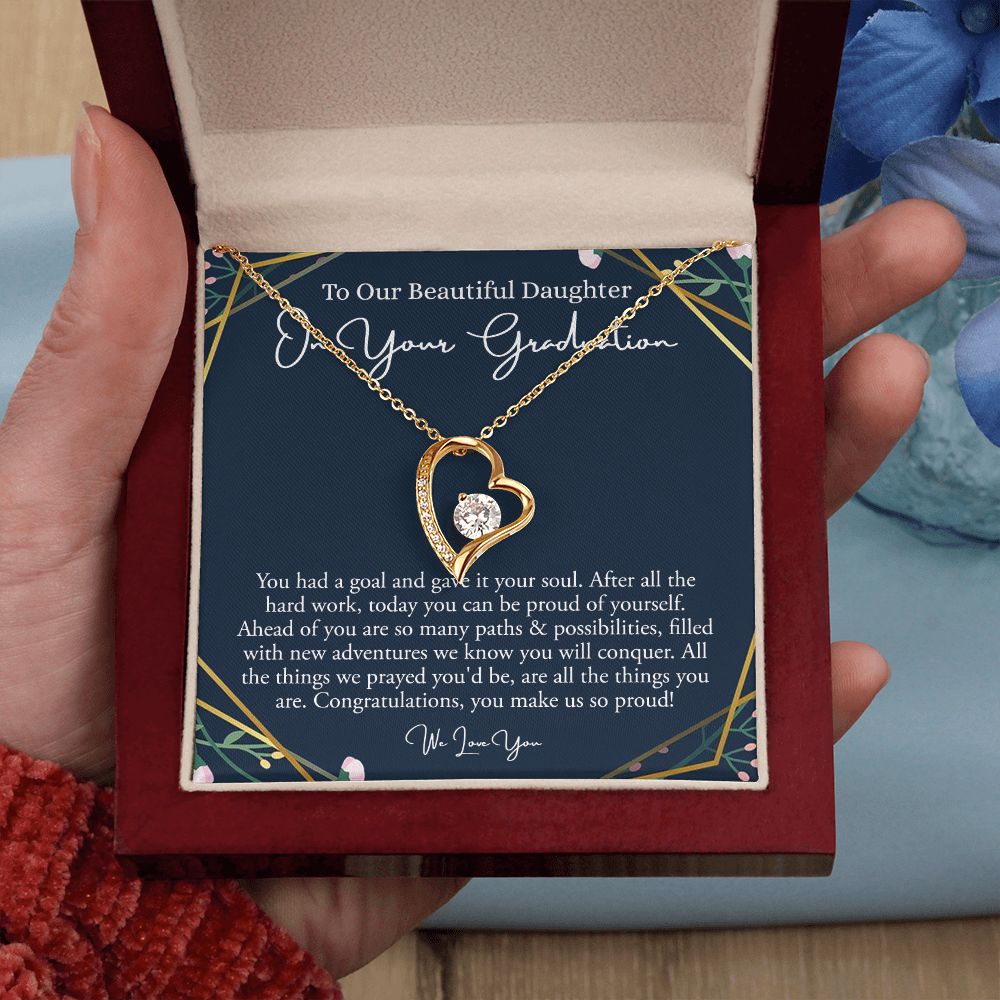 Forever Love Necklace - B0BHTRYNSY - On your graduation