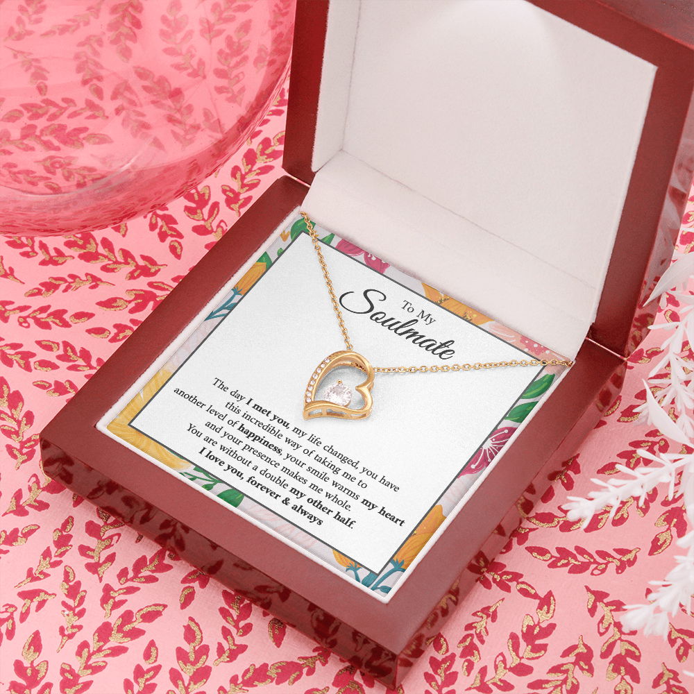 Couples Gifts Necklace To My Soulmate - Forever Love Necklace