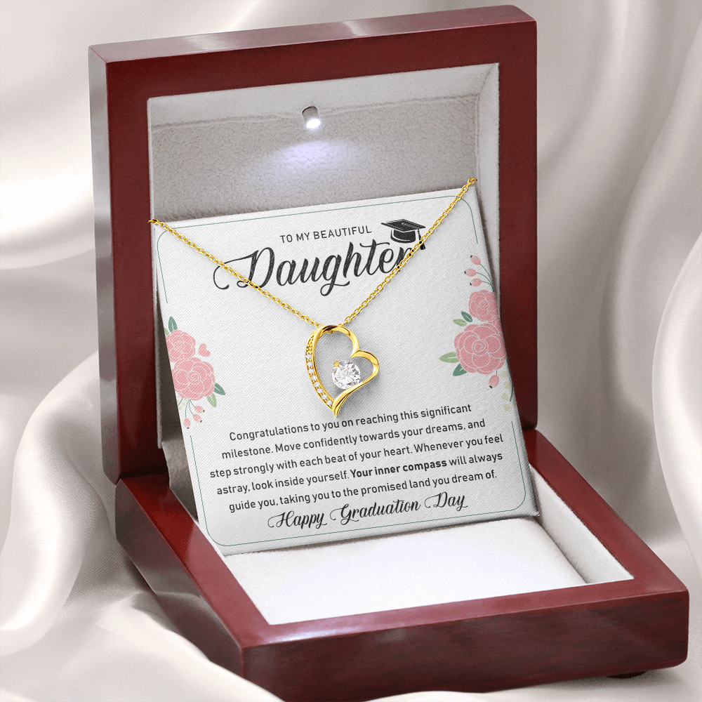 A Special Gift For Your Daughter on Graduation Day  - Forever Love Necklace - Free Shipping