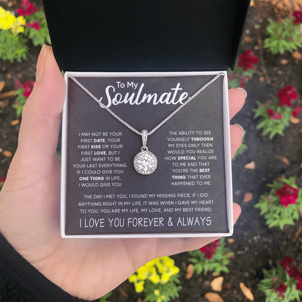 To My Soulmate From Husband Boyfriend - Eternal Hope Necklace