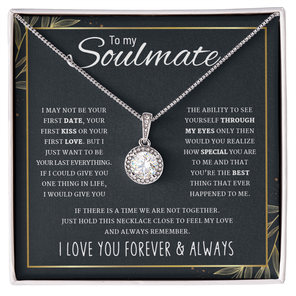 To My Soulmate From Boyfriend Husband - Eternal Hope Necklace