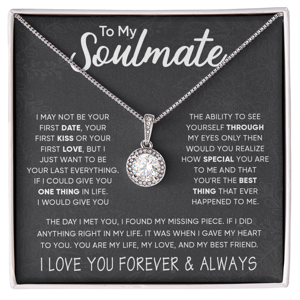 To My Soulmate From Husband Boyfriend - Eternal Hope Necklace