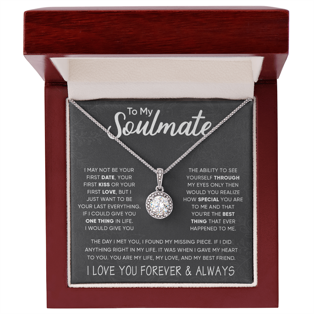 To My Soulmate From Husband Boyfriend - Eternal Hope Necklace