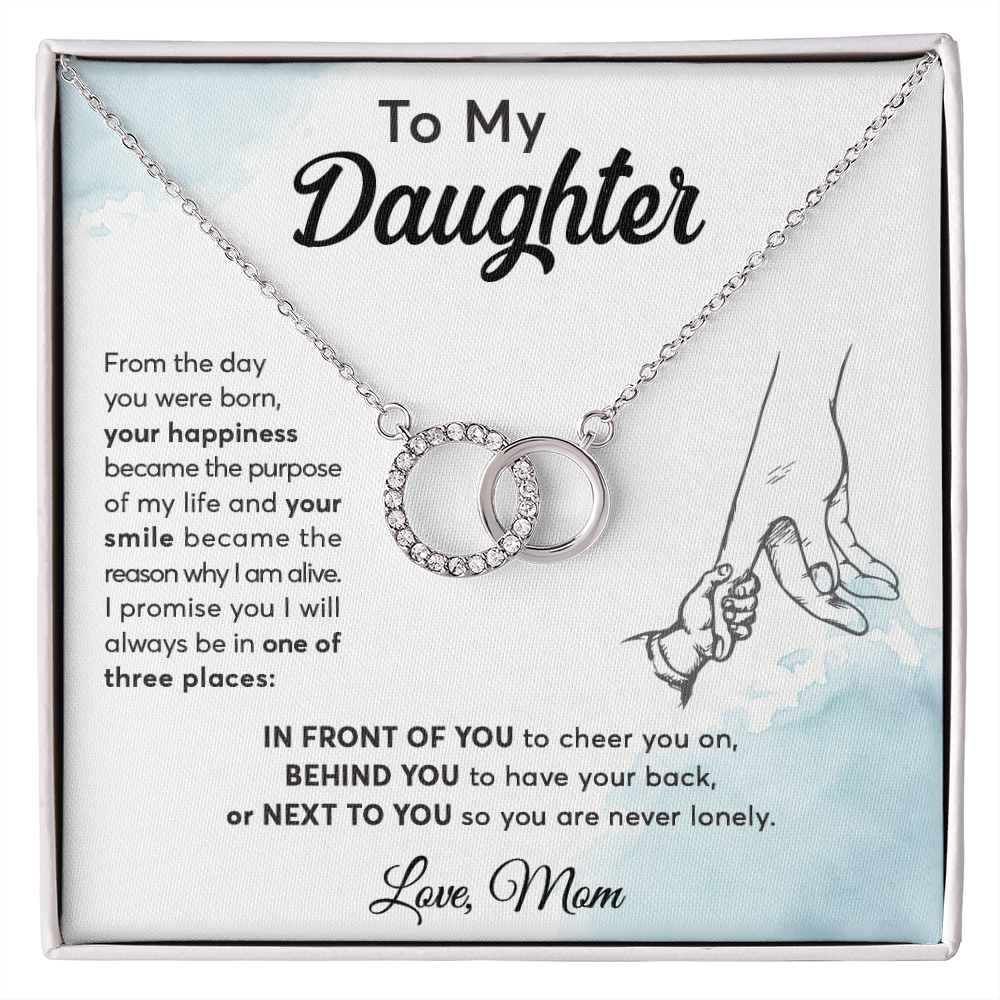 To My Daughter From Mom - Perfect Pair Necklace