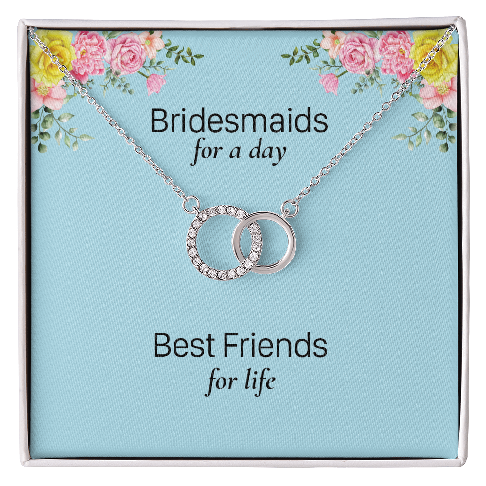 Gifts For Bridesmaid On Wedding Day - Perfect Pair Necklace