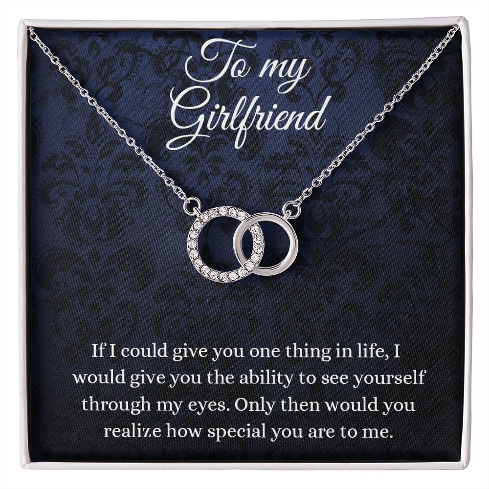 To My Girlfriend - Perfect Pair Necklace