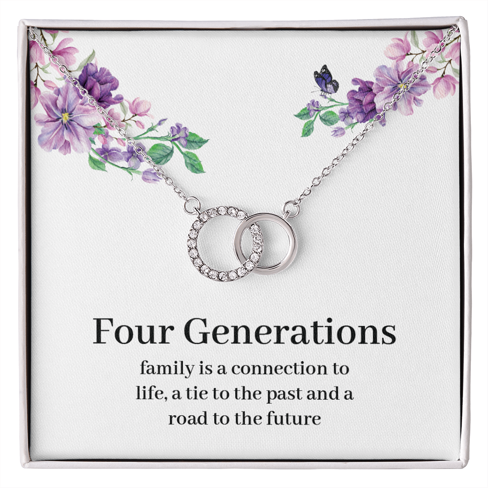 Generations Necklace For Grandma Mother Granddaughter