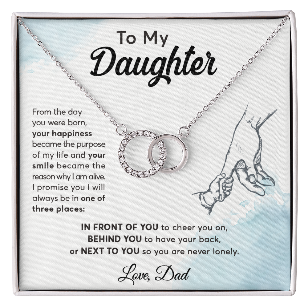 To My Daughter From Mom - Perfect Pair Necklace