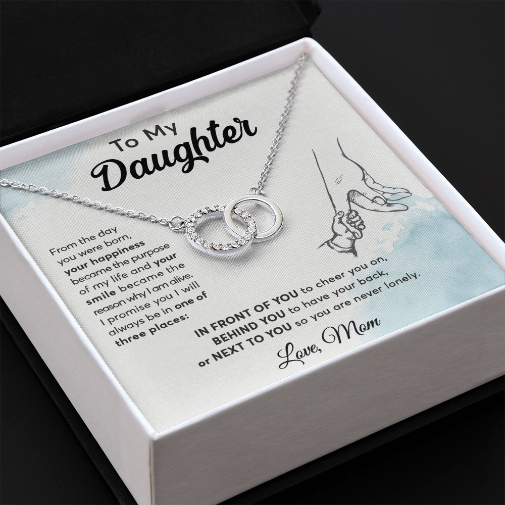 To My Daughter From Mom - Perfect Pair Necklace
