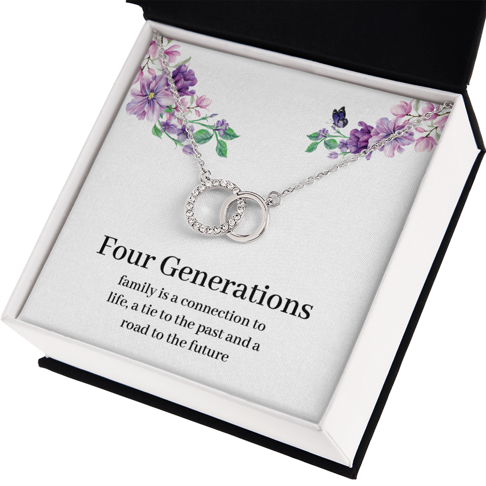 Generations Necklace For Grandma Mother Granddaughter