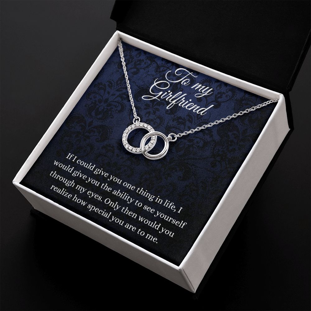 To My Girlfriend - Perfect Pair Necklace