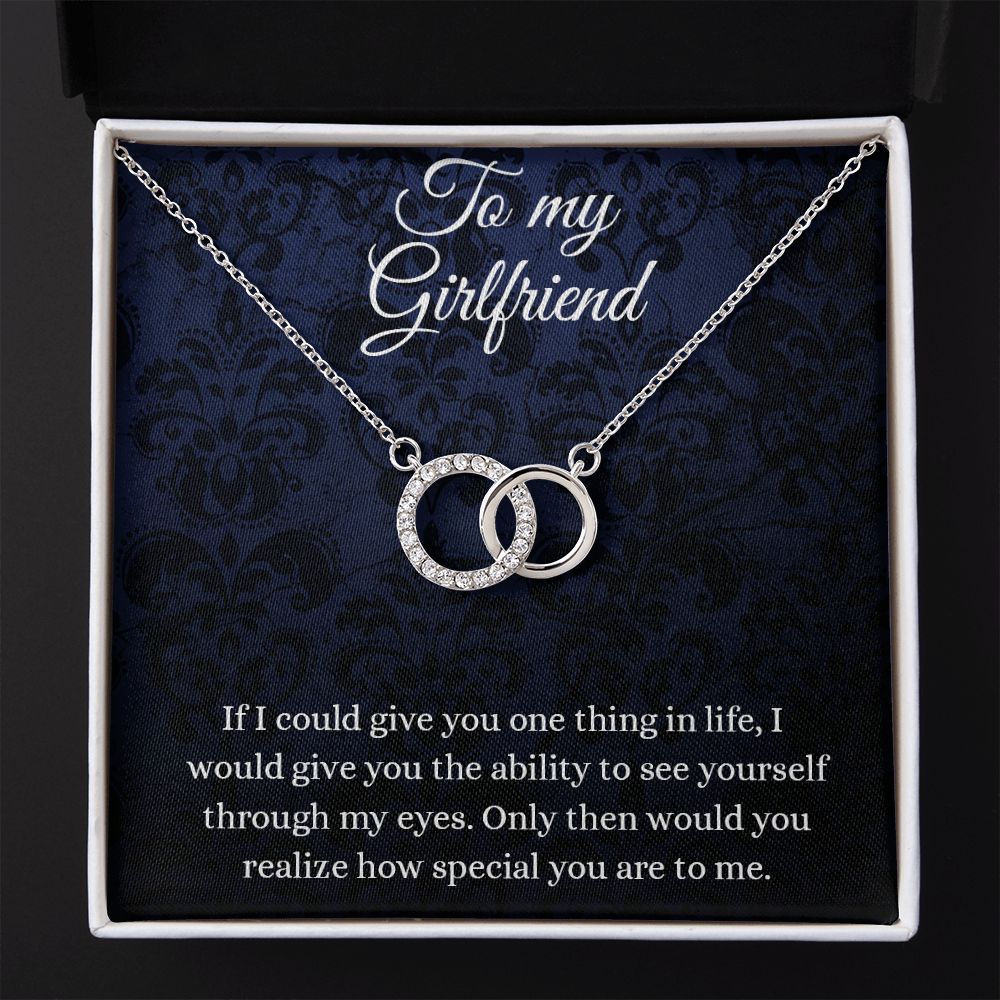 To My Girlfriend - Perfect Pair Necklace
