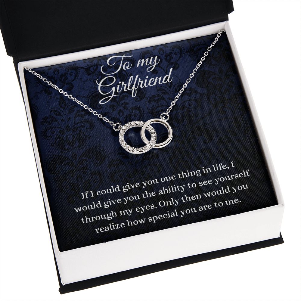 To My Girlfriend - Perfect Pair Necklace