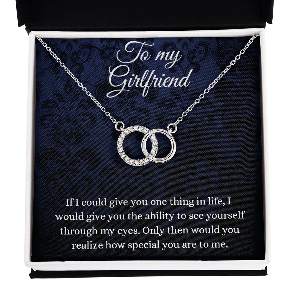 To My Girlfriend - Perfect Pair Necklace