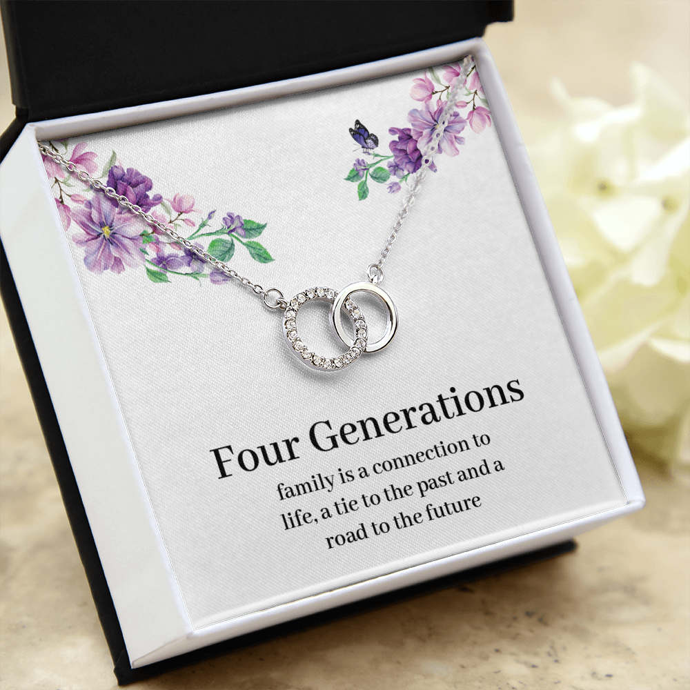 Generations Necklace For Grandma Mother Granddaughter