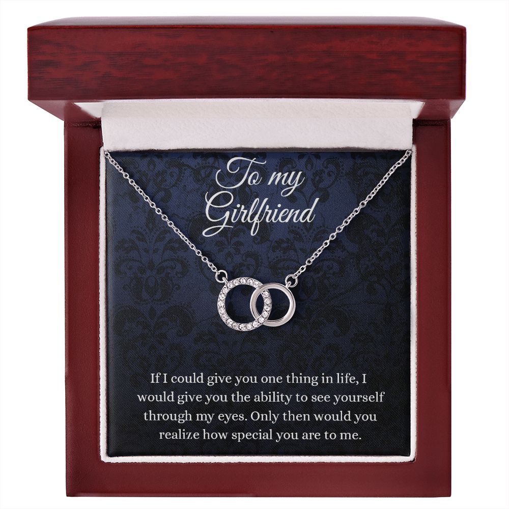 To My Girlfriend - Perfect Pair Necklace