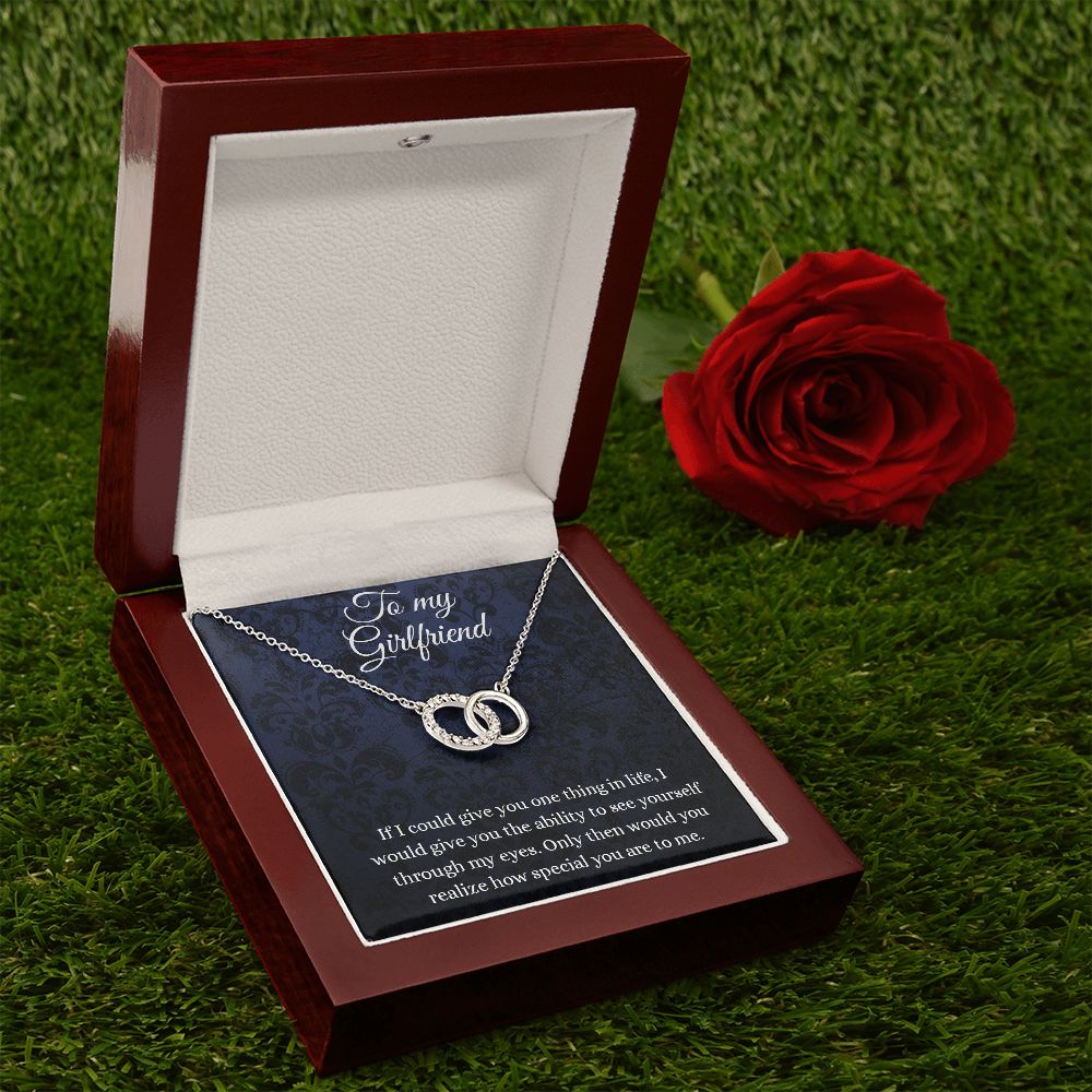 To My Girlfriend - Perfect Pair Necklace