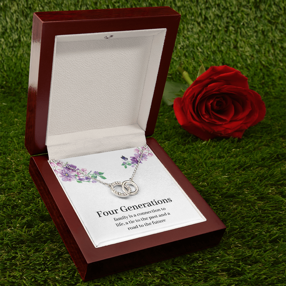 Generations Necklace For Grandma Mother Granddaughter