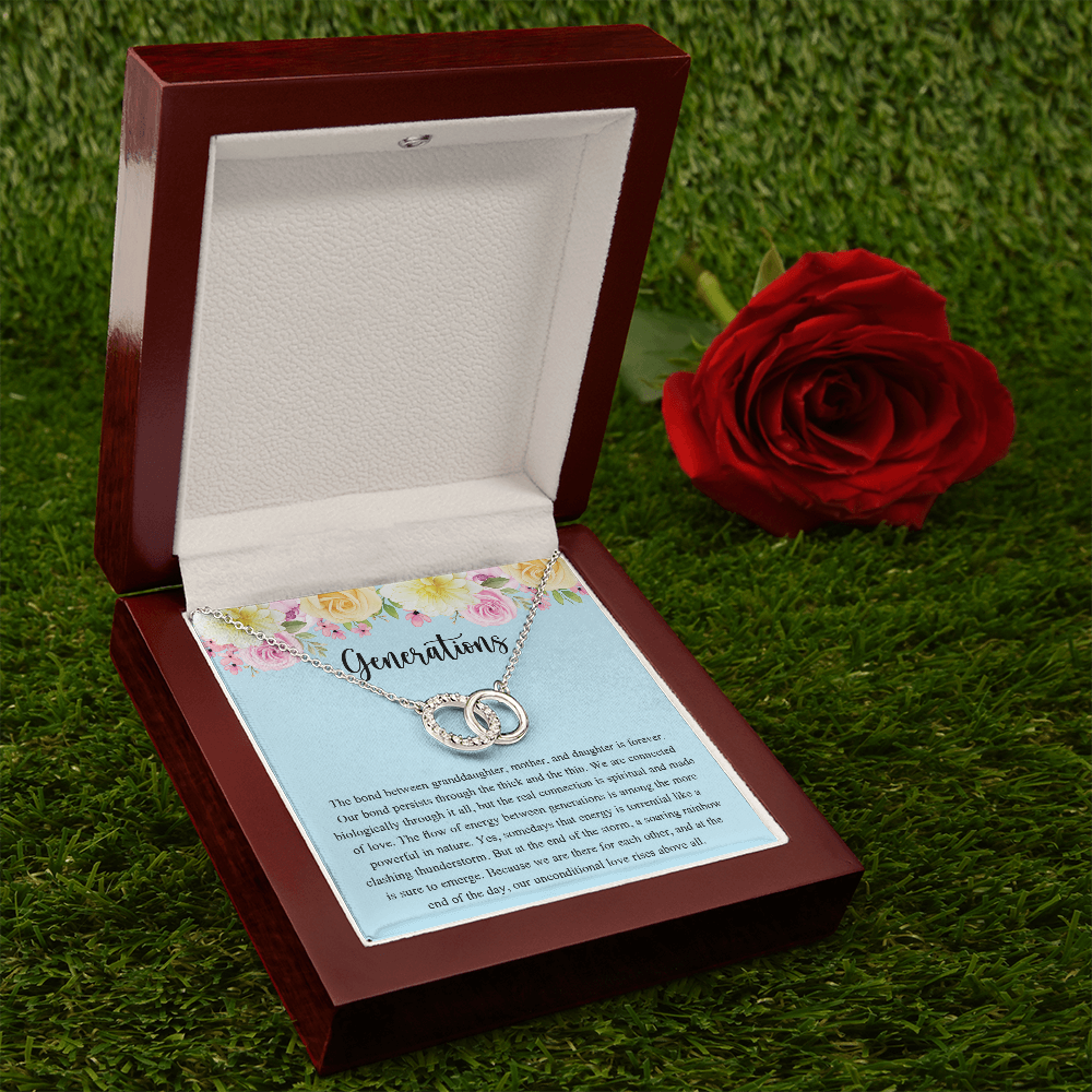 Generations Necklace For Grandma Mother Granddaughter