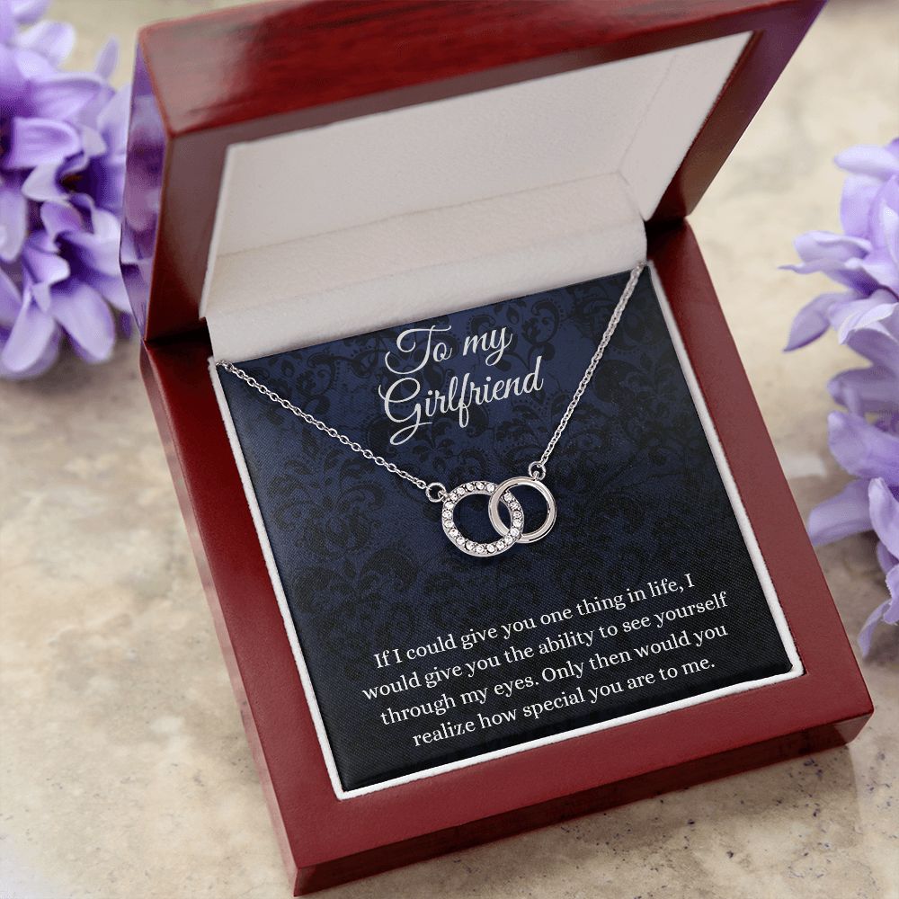 To My Girlfriend - Perfect Pair Necklace