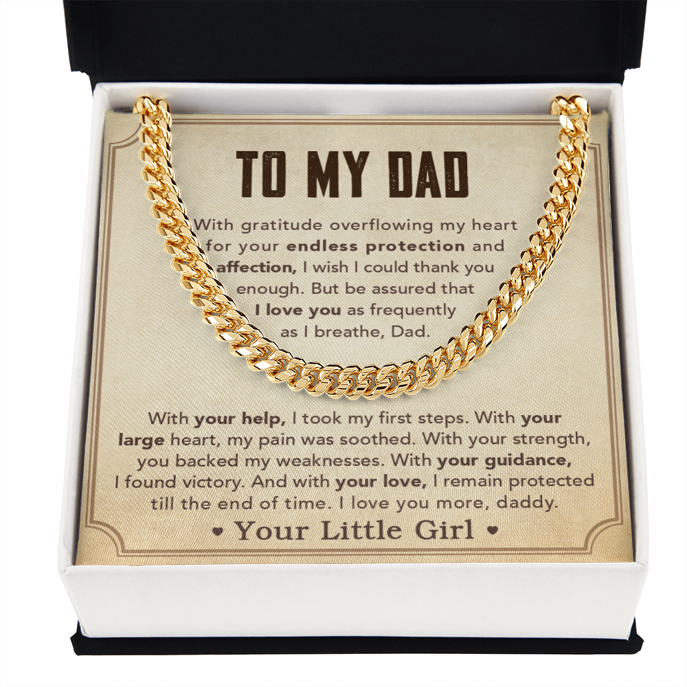 A Special Gift for Your Dad - Cuban Link Chain - Free shipping