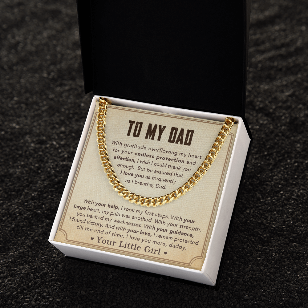 A Special Gift for Your Dad - Cuban Link Chain - Free shipping