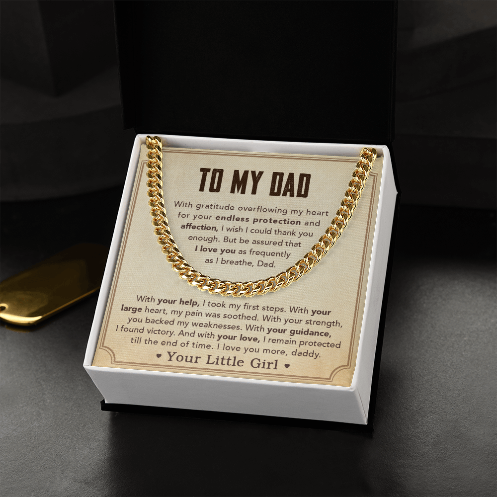 A Special Gift for Your Dad - Cuban Link Chain - Free shipping